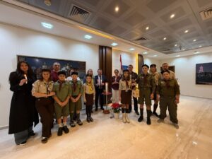 18 грудня 2025 пластуни передали Вифлеємський Вогонь до Посольство України в Ліван