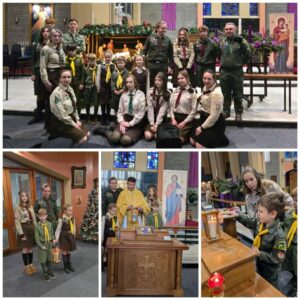 Як пластуни Ірландії Вифлеємський Вогонь Миру передавали