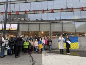 Пластуни Стокгольму взяли участь Демонстрації Nordic Ukraine Forum в підтримку України