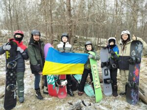 Відбувся вишкіл зі сноуборду пластунів Гетеборга