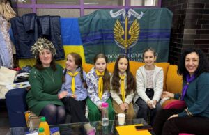 Пластуни з Риги відвідали маскувальне сіткоплетіння