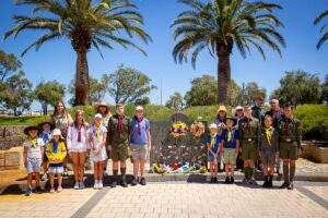 Пластуни Західної Австралії взяли участь у акції присвяченої 4 річниці повномасштабної війни в Україні