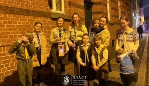 Акція Вифлеємського Вогню Миру 2026 пластунів Вроцлава