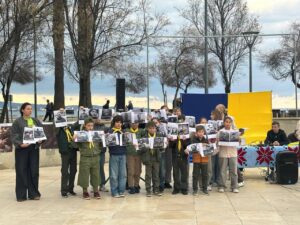 28 лютого 2026 пластуни Кіпру долучились до “Ватри пам’яті”