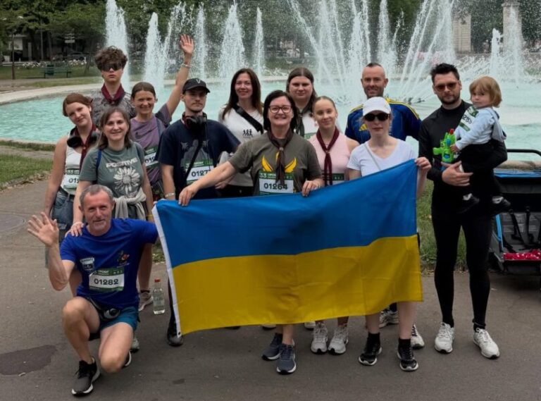 31 травня 2026 пластуни Франції долучилися до 33 Пробігу під каштанами