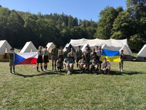 Відбувся перший курінний табір пластунів Острави, Чехія